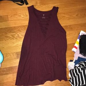 Burgundy AE tank